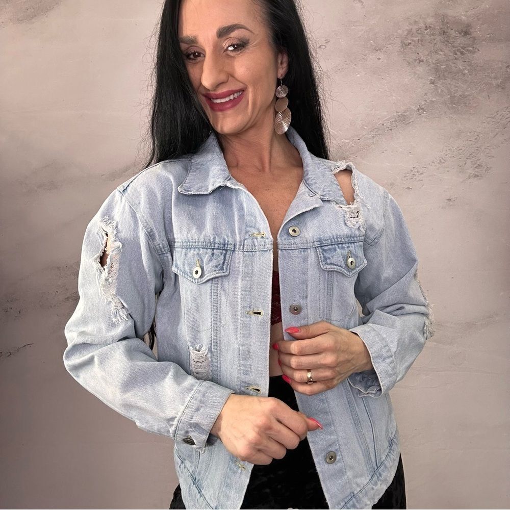 Endless Love denim jean jacket coat